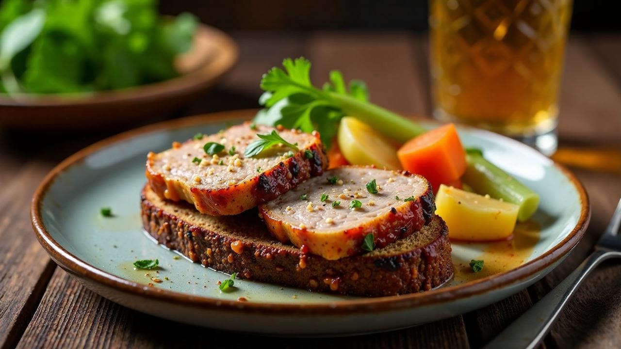 Schäufele auf Bier-Weißbrot