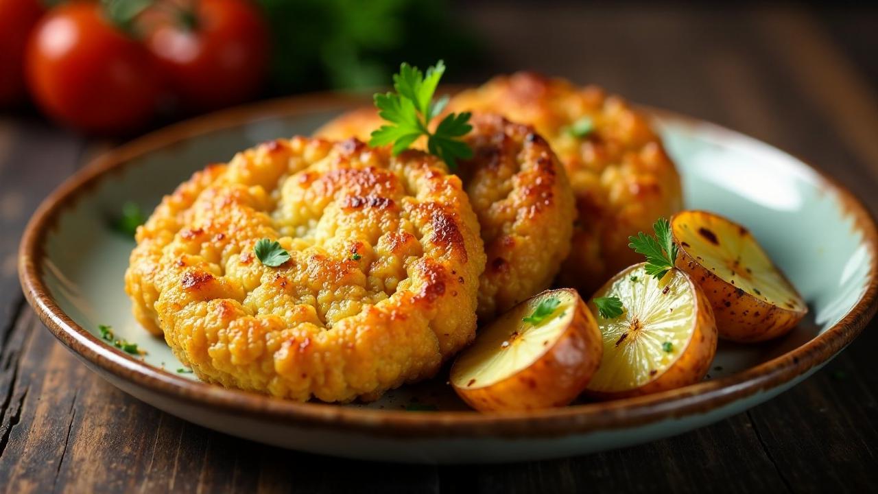 Schäufele mit mediterranem Kartoffelsalat