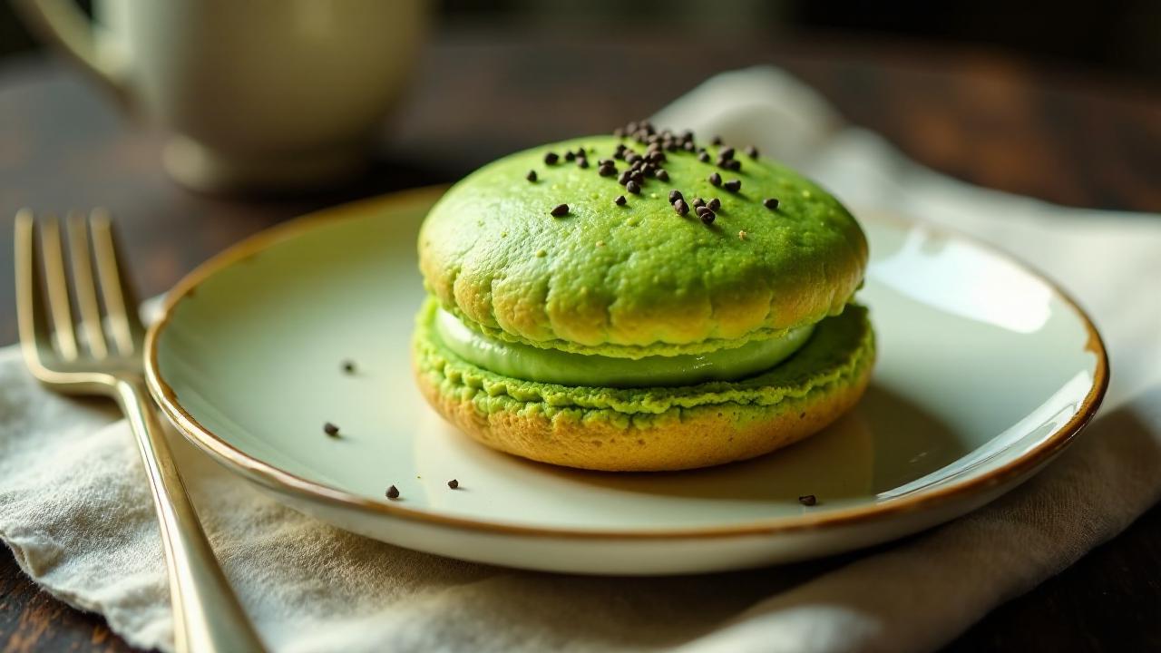 Schwarze Sesam-Matcha-Madeleines