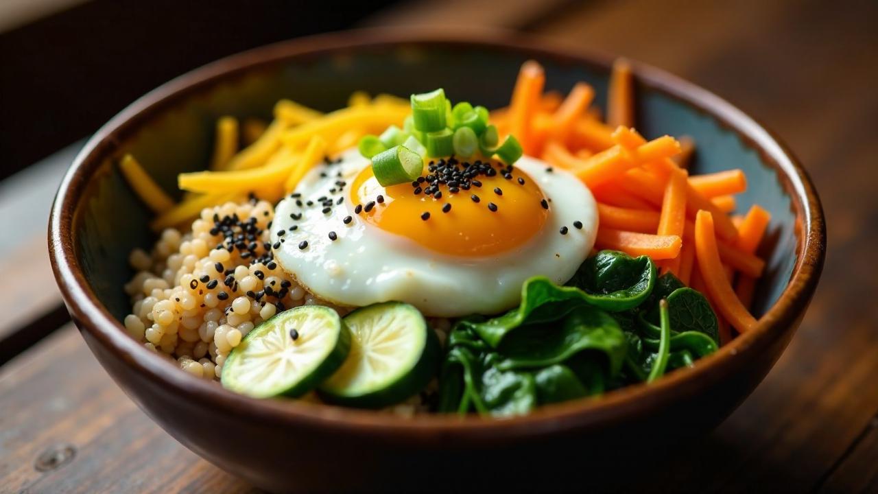 Schwarze Sesam Bibimbap