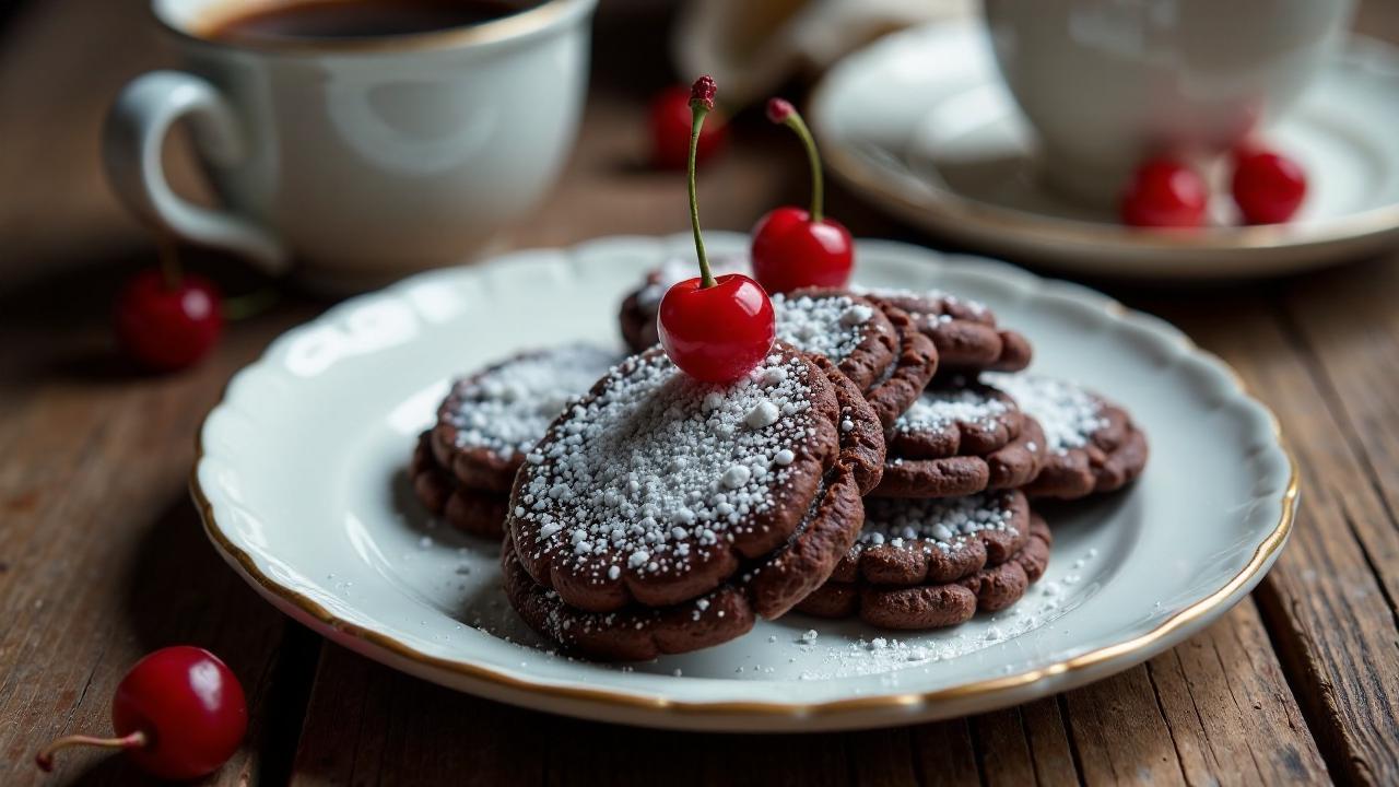 Schwarzwälder Kirsch-Biscuits