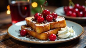 Schwarzwälder Kirsch-French-Toast