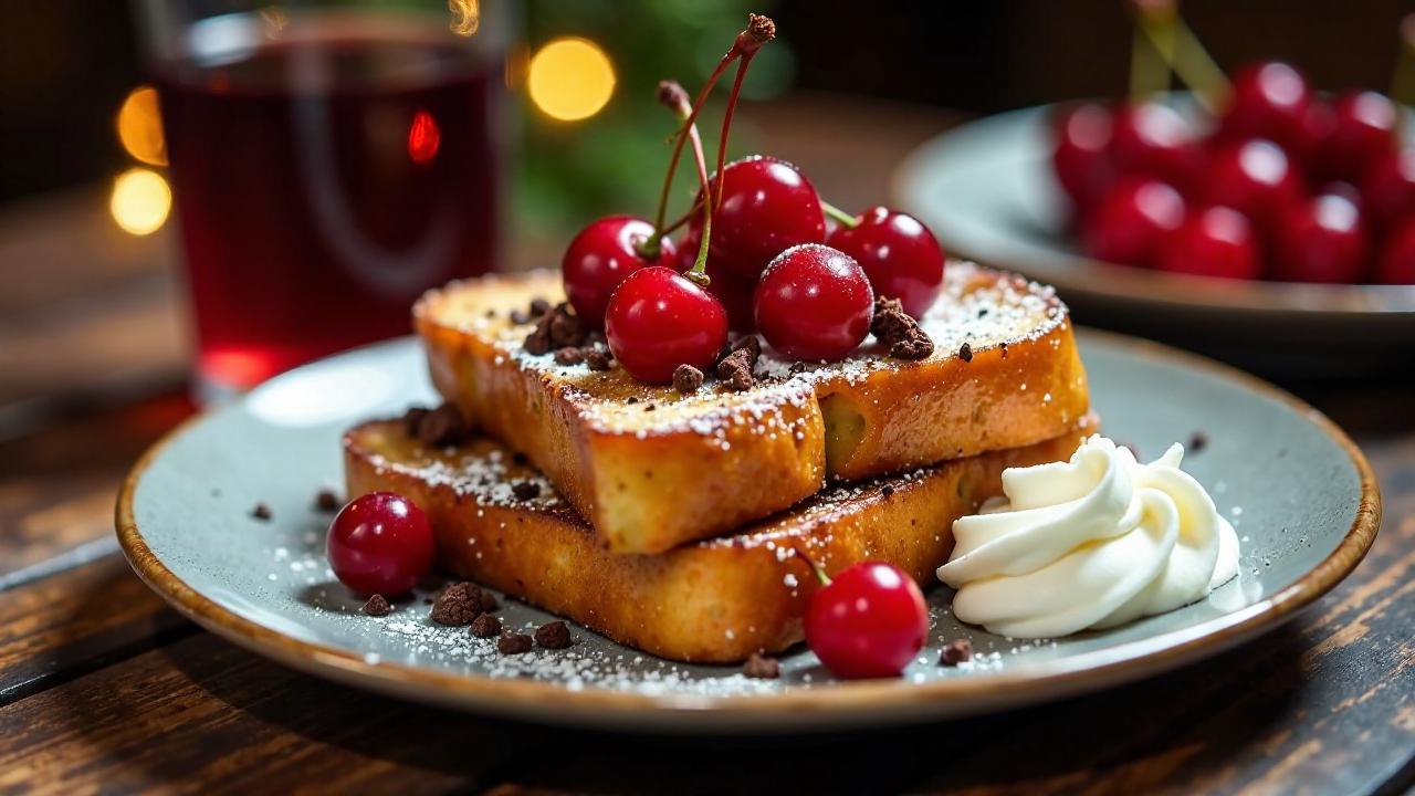 Schwarzwälder Kirsch-French-Toast