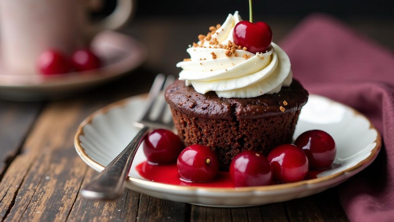 Schwarzwälder Kirsch-Muffins