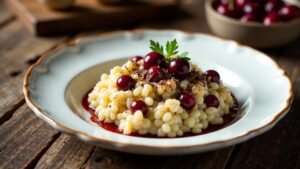 Schwarzwälder Kirsch-Risotto