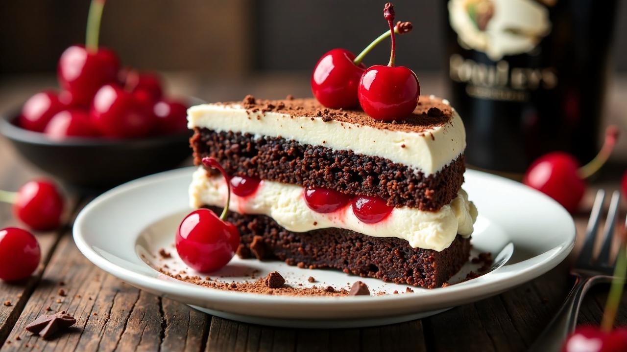 Schwarzwälder Kirschtorte mit Baileys