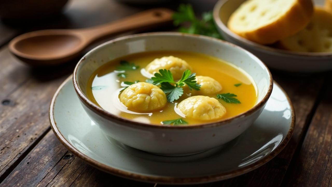 Schwäbische Griesklößchensuppe