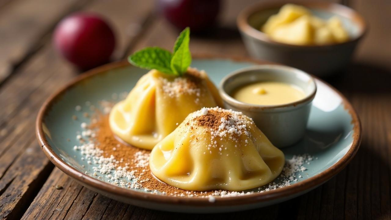 Schwäbische Zwetschgenknödel