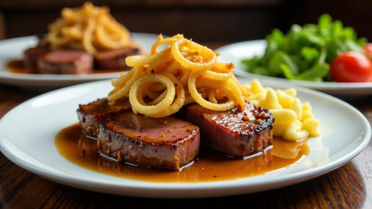 Schwäbischer Rostbraten mit Röstzwiebeln