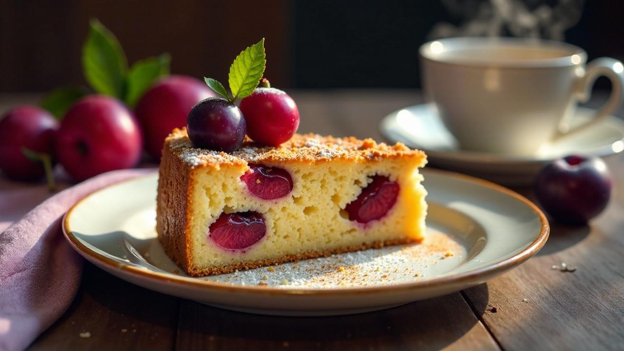 Schwedischer Pflaumenkuchen