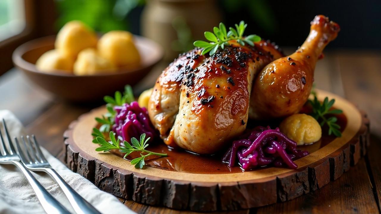 Schweinshaxe in Bier-Pfeffermarinade