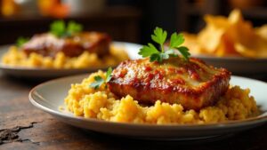 Schweinshaxe mit Kartoffel-Rösti