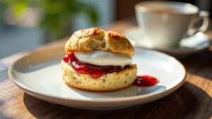 Scones with Clotted Cream and Jam