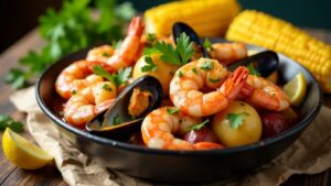 Seafood Boil with Prawns