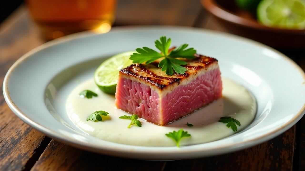 Seared Tuna in Coconut Milk