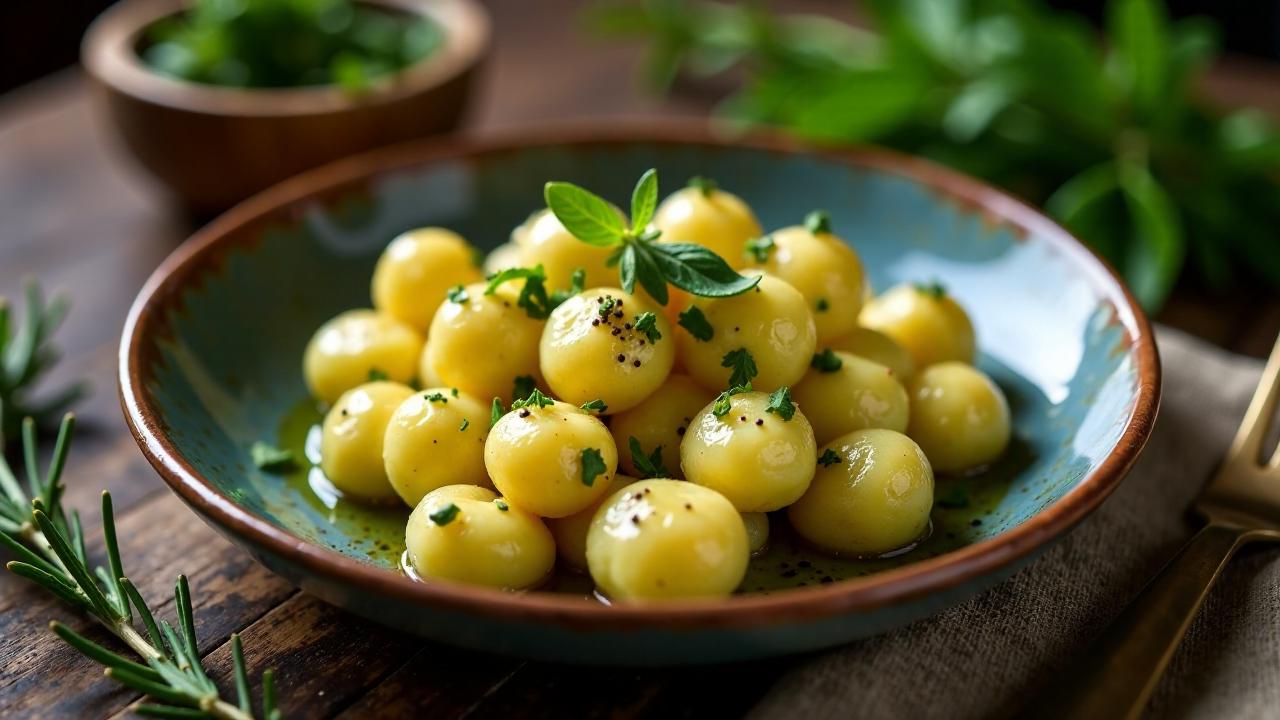 Seffa Madfouna: Rosmarin-Kräuter-Gnocchi