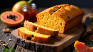 Süßer Papaya-Taro-Brot