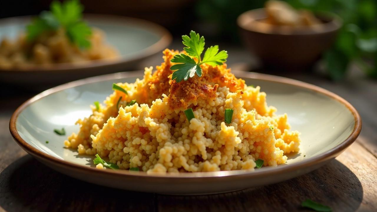 Serundeng (fried coconut flakes)