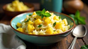 Süßes Sauerkraut mit Ananas