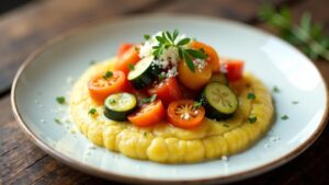 Shapkat - Polenta-Gericht