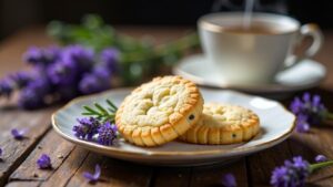 Shortbread mit Lavendel