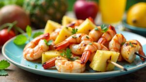 **Shrimp and Pineapple Kabobs**