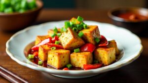 Sichuan-würziger Tofu