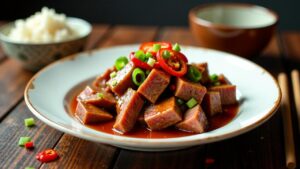 Sichuan Beef mit Chili und Sesam