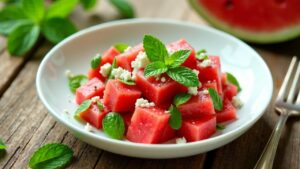 Simbabwischer Grüner Wassermelonensalat