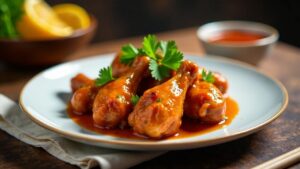 Singapurische Chicken Wings