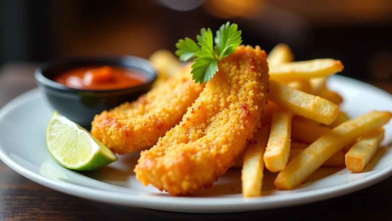 Singapurische Fish and Chips