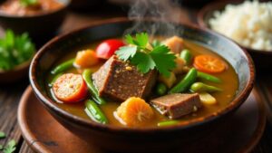 Sinigang mit Rindfleisch