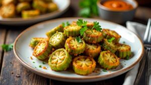 Skillet Fried Okra