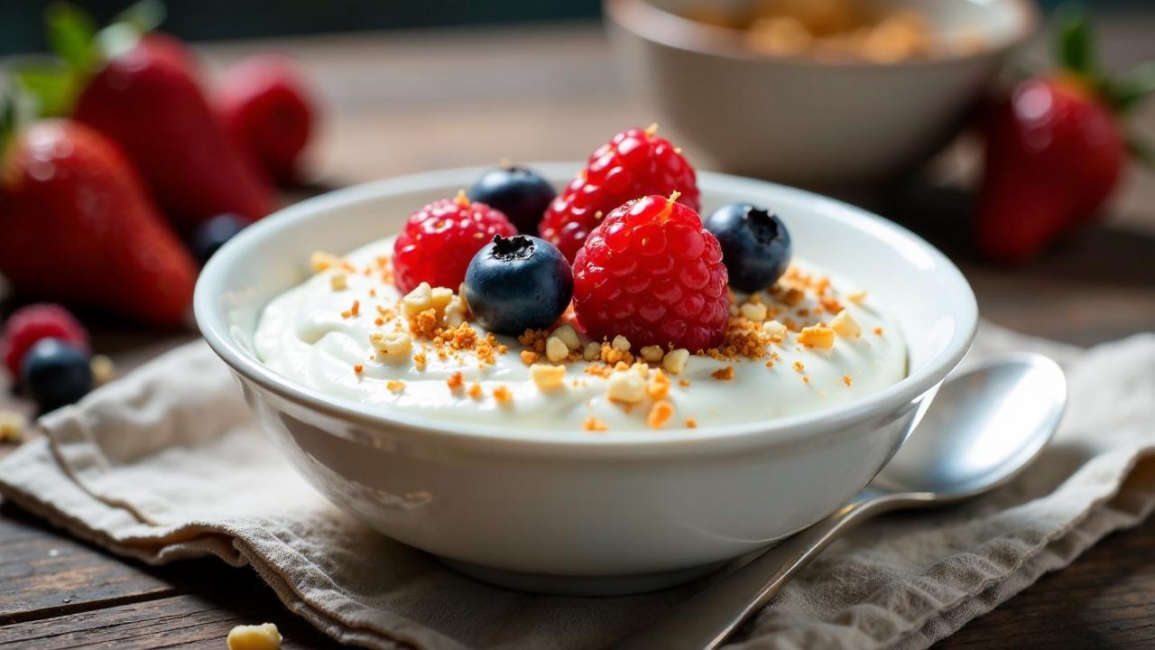 Skyr mit Beeren (Isländischer Joghurt)