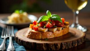 Smoked Kina Bruschetta