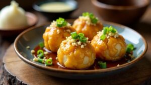 Smoked Pork Takoyaki