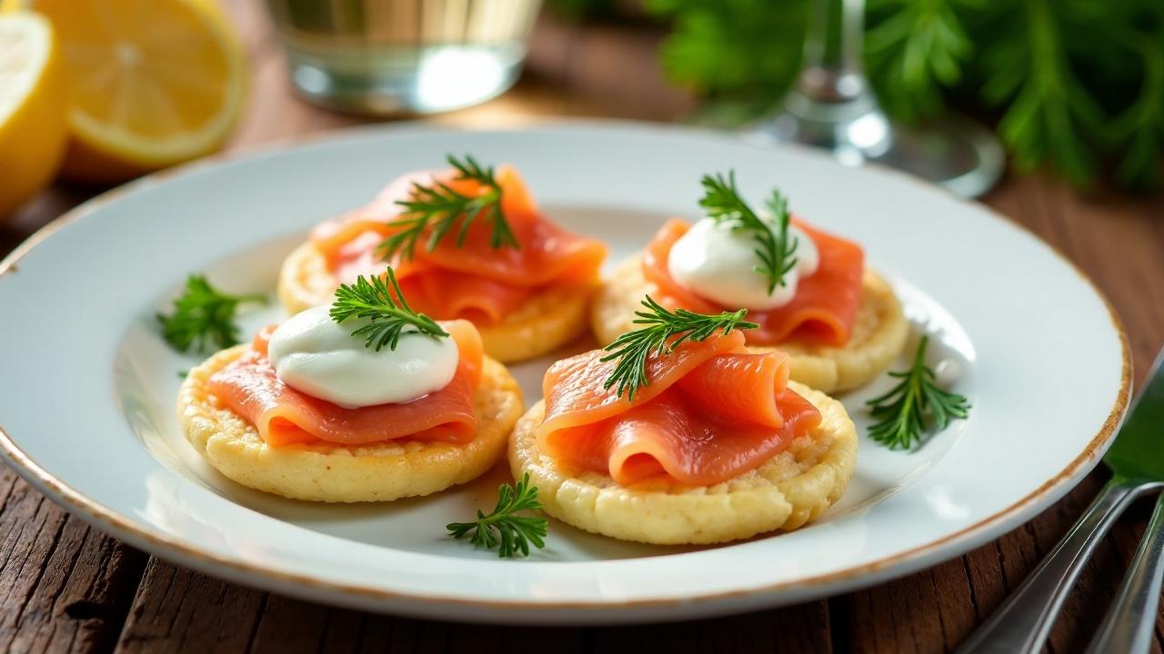 Smoked Salmon Blinis