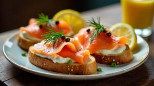 Smoked Salmon on Soda Bread