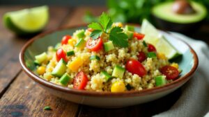 Solterito: Quinoa-Gemüsesalat