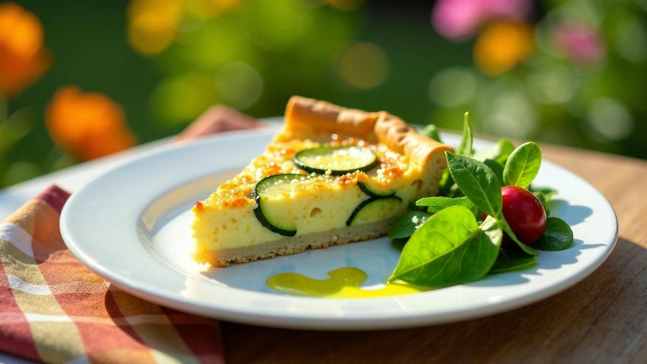 Sommerliche Zucchini-Quiche