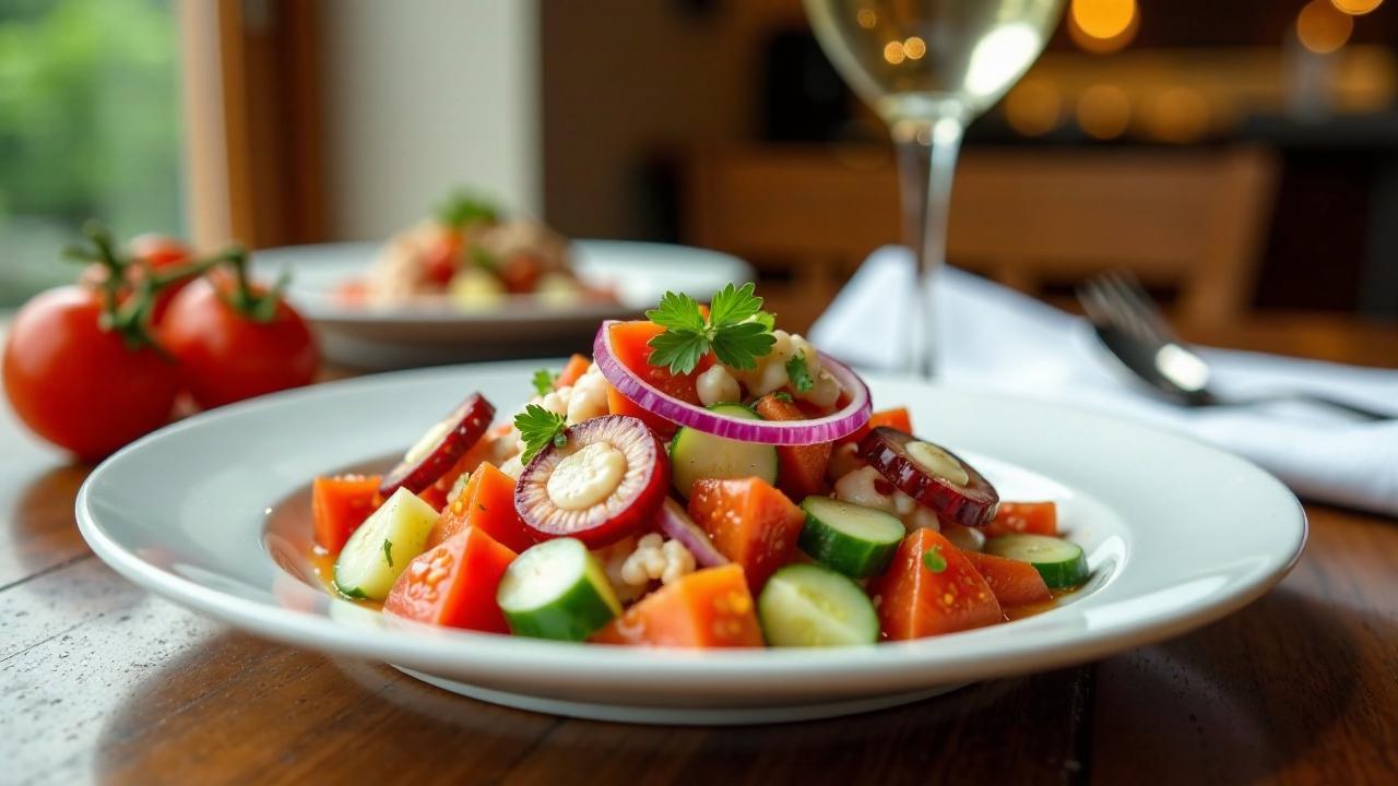 Sommersalat Ensalada de Pulpo