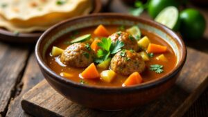 Sopa de Albondigas (Fleischbällchensuppe)