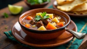 Sopa de Cola (Honduranische Ochsenschwanzsuppe)