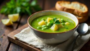 Sopa de Feijão Verde - Grüne Bohnensuppe