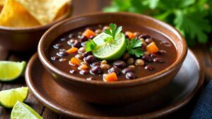 Sopa de Frijoles Negros