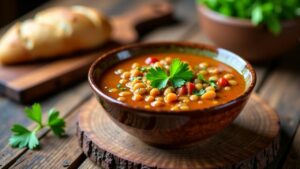 Sopa de Lentejas: Linsensuppe