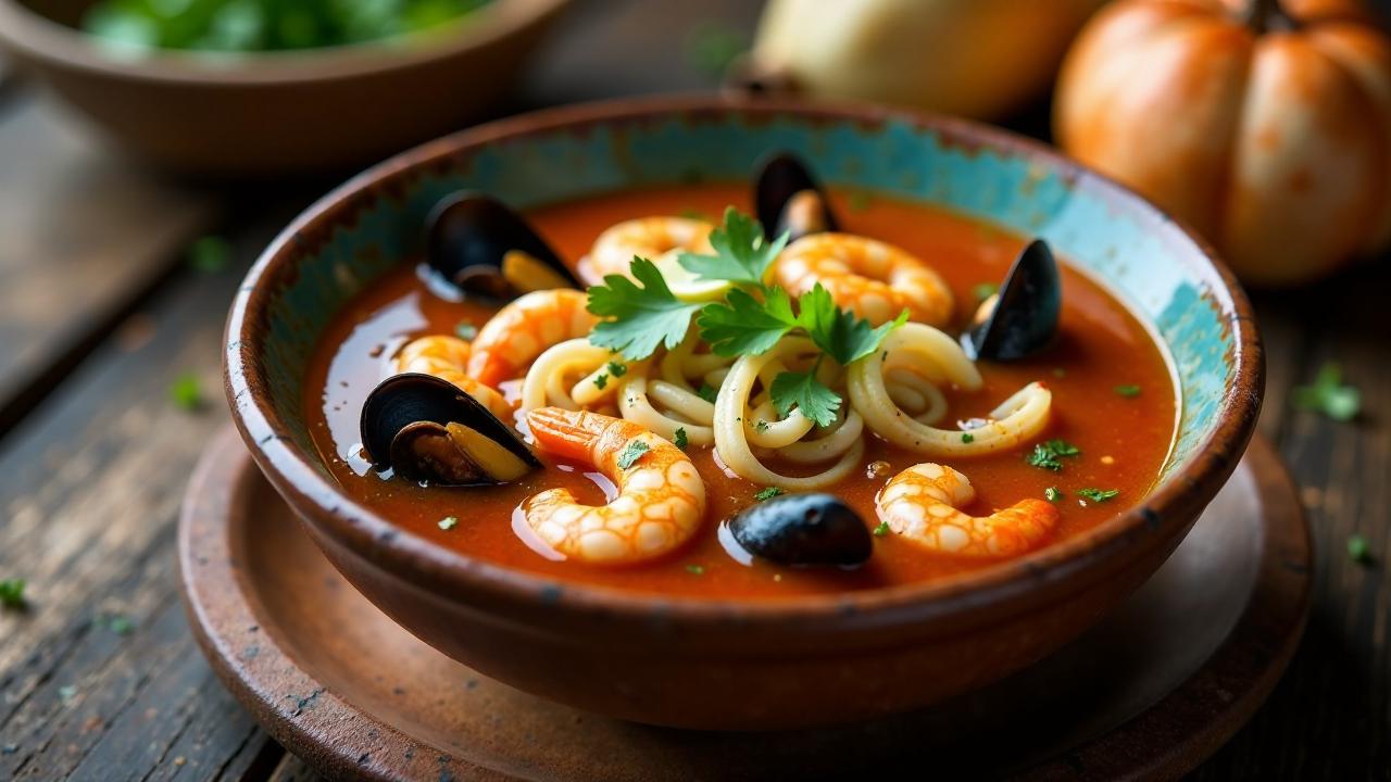 Sopa de Mariscos – Meeresfrüchtesuppe