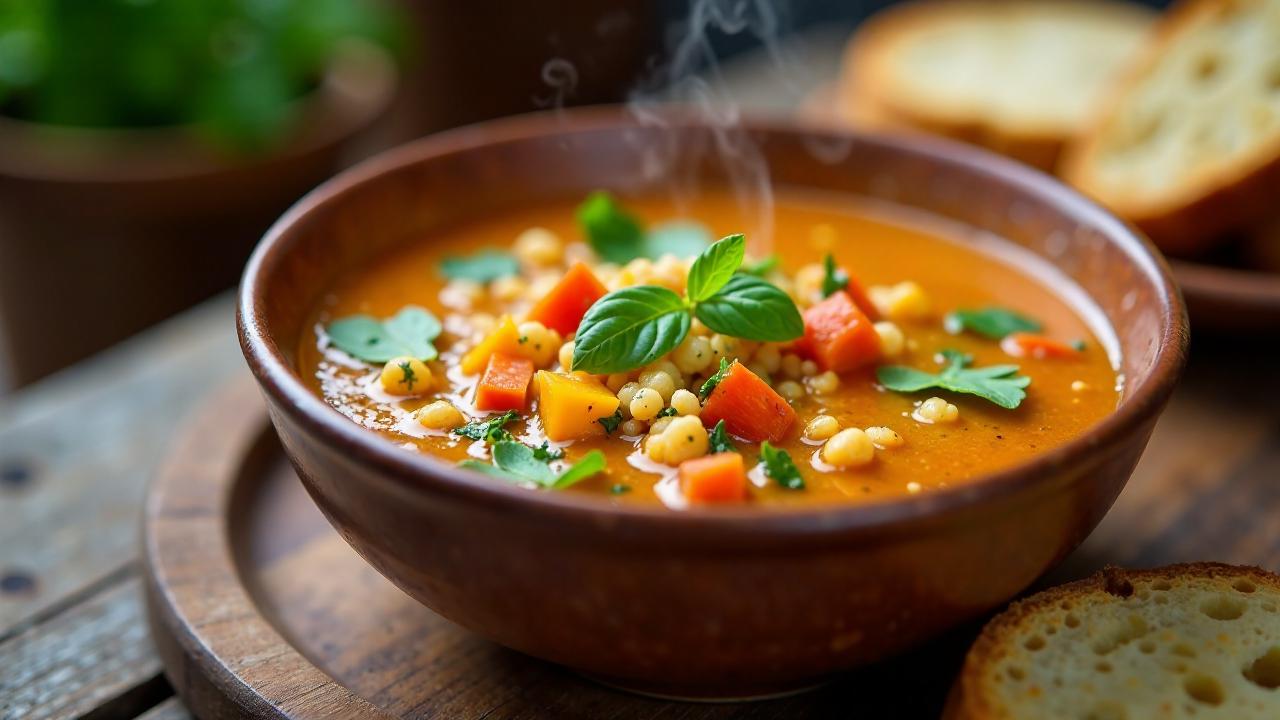 Sopa de Quinoa: Quinoa-Suppe