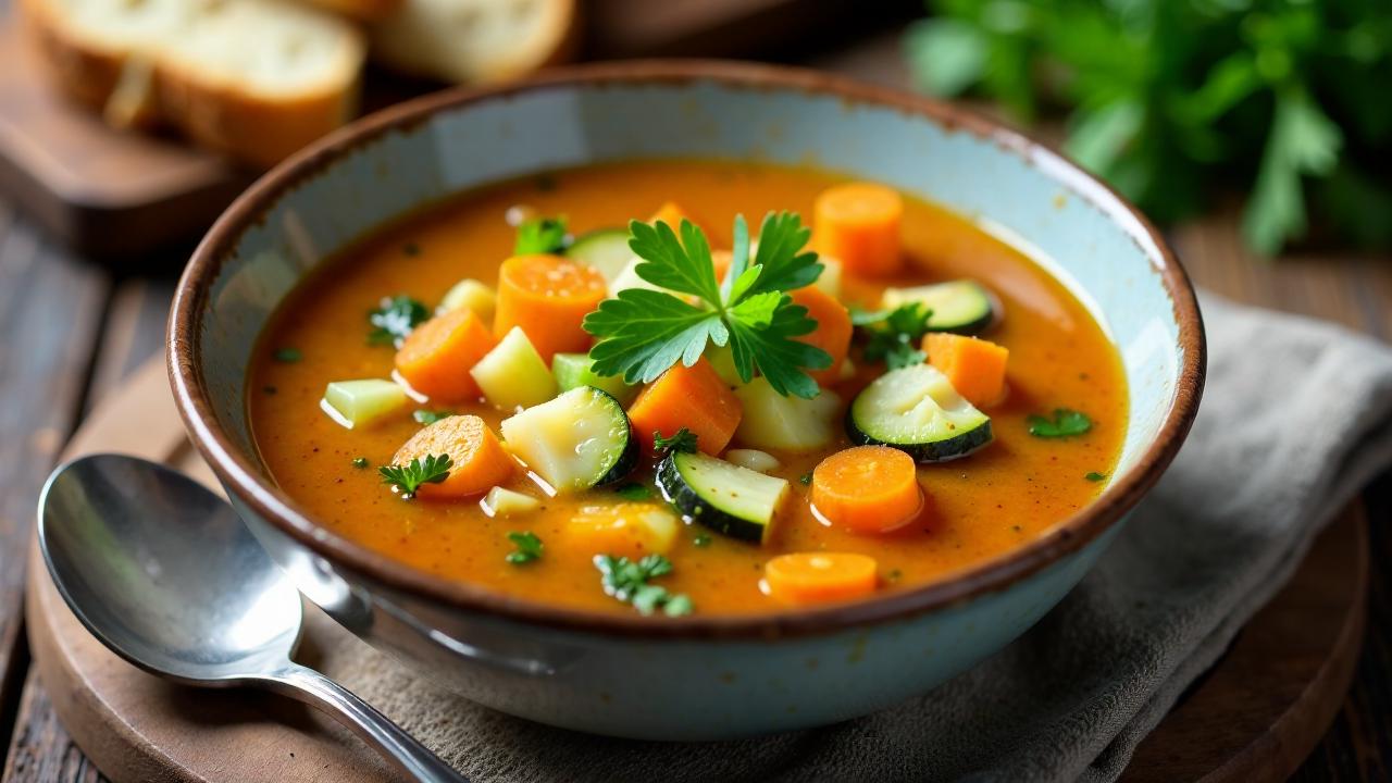 Sopa de Quinoa: Quinoasuppe