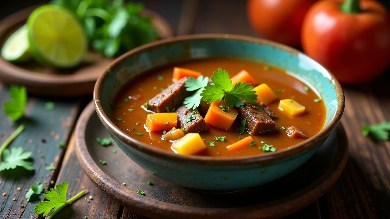 Sopa de Res (Rindfleischsuppe)